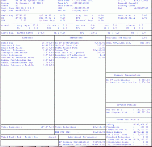 You should have your pay slip and a copy of your form 16 ...now you have gross salary mentioned in form 16 ( inclusive of salary plus all non exempt allowances ...so clearly you only need to remove salary portion to get the non exempt allowances portion ...<br /><br />Step - 1 - Identify the Gross salary <br /><br />I.e this salary is salary+ all non exempt allowances ( da, non exempt HRA , washing etc etc whatever applies since this may vary from person to person)<br />This will be point 1 (a) of form 16 i.e salary as section 17(1) <br /><br />...........( say 10 lakhs )<br /><br />Step - 2 Separate the basic salary from the gross chargeable figure <br /><br />Now our aim is to remove salary from the non exempt allowances , here you shall need your 12 month payslips ( just consider the basic portion only ) <br /><br />Ignore everything else i.e DA &amp; every other allowance i.e washing HRA etc etc other exempt and non exempt allowances ) ...Put this under salary <br /><br />........(say 6 lakhs )<br /><br />Step - 3 - Arriving at Non exempt allowances <br /><br />This is gross salary (alone) MINUS salary as in step 2 MINUS the exempt allowances (say 20,000) as indicated in form 16 <br /><br />Therefore you shall compute i.e <br />i.e Gross salary(Point 1(a) of form 16) MINUS salary as calculated in step (2) minus i.e sum total of exempt allowances under section 10 (Point 2 of form 16)<br /><br />....10 lakhs - 6 lakhs -0.2 = 3.8 lakhs (value of non exempt allowances)<br />so figure for non exempt allowances is 3.8 lakhs .......<br /><br /><br />Step - 4 -Value of perquisites under section 17(2)<br /><br />Check figures for perks , perquisites , etc from point 1(b) of form 16 (section 17(2))..If not present or indicated as nil , you will put 0<br /><br />Step 5 - Profits in lieu of salary( section 17(3)<br /><br />Check figures for perks , perquisites , etc from point 1(c) of form 16 (section 17(3))..If not present or indicated as nil , you will put 0.<br /><br />Step 6 - Deduction under section 16<br /><br />Check this from from Point 4 of form 16 <br />Usually (a) Entertainment allowance and <br />(b)tax on employment etc (say 2500 Rs )<br /><br />Step - 7 - You will therefore finally arrive at figure for chargeable income from salary which is presented for tax <br /><br />(Note - If it doesn't match form 26 as , it is okay since 26 as depends on TDS filing and usually for companies show the gross amount credited )<br /><br />(Step - 7 - show the exempt allowances for salary like Exempt HRA, exempt conveyance etc etc in reporting schedule )<br /><br /><br />Take care so that the chargeable income from salary (point 6 of form 16 ) should match presented salary income in return<br /><br /><br />(Check attached pictures for my real live case )