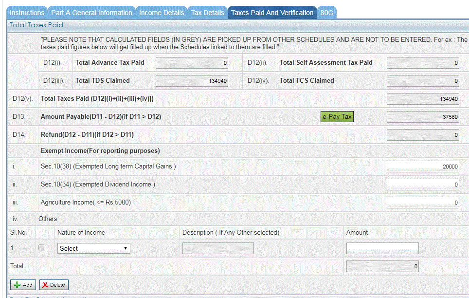 Show it under exempt income for reporting purpose in ITR 1 using 10(38) section ...check attached picture.....