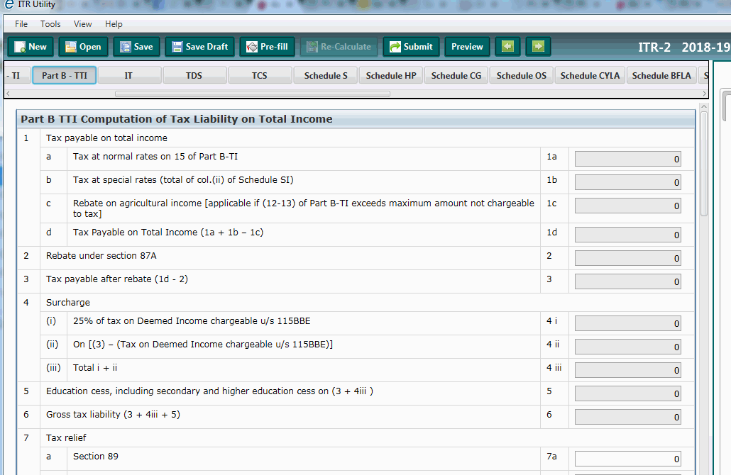 Harshit ,in the return utility(ITR),  <br /> (i) Schedule "Total income(TI)" schedule reflects the computation of total income  and <br />(ii) Schedule "Tax computation on total income(TTI)"reflects the computation part<br /><br /> i don't think you can print that schedule alone ...but once return is  filed , you get a copy of the filed return , you can  check the TTI schedule for computation of income and tax therein...<br />if you come to know of anything else  to generate your income computation , let me know as well on my personal email id...check the attached pictures for the schedules Total income (TI) and tax computation on total income( TTI) that i was referring to.<br /><br />For ITR 1/ITR 4 ( presumptive)  , you can generate preview of return before submitting but that doesn't happen in other ITR's