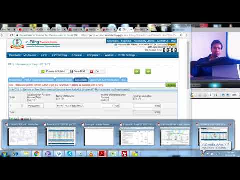 How to fill salary income in TDS schedule|ITR| AY 2018 19 | Section 17
