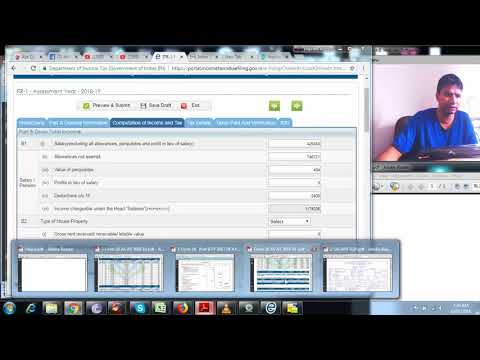 How to show exempt HRA not considered in form 16?