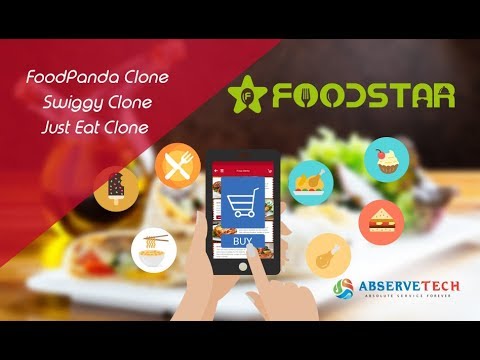 Swiggy Clone | FoodPanda Clone | Just Eat Clone | FoodStar - Abservetech