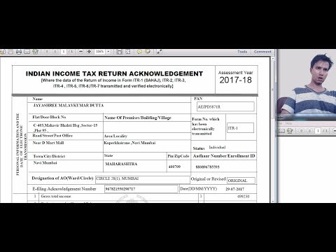 HOW TO FILE TAX RETURN FOR CLAIMING REFUND OF TDS ON BANK INTEREST | AY 2017 18