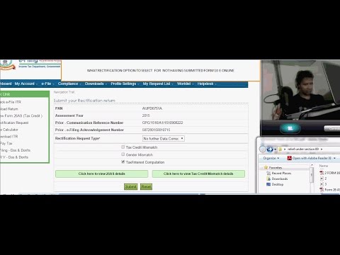 HOW TO SUBMIT RECTIFICATION ONLINE FOR NOT HAVING SUBMITTED FORM 10 E  | RELIEF UNDER SECTION 89