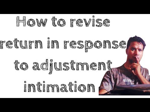 HOW TO REVISE RETURN IN RESPONSE TO COMMUNICATION OF PROPOSED ADJUSTMENT|u/s 143(1)(a)