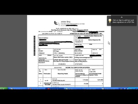21 Intimation Under section 143(1)(Explained by Practical Example)