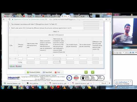 How to correct form 10 E | Arrear relief |  Section 89| AY 2018 19