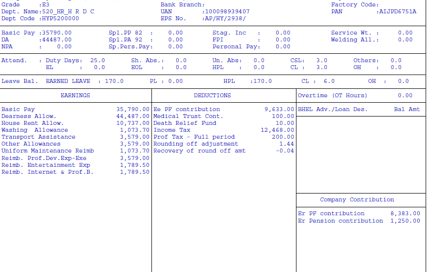 Say,  you get HRA 10,000 Rs per month of which 2000 is exempt and 8000 is taxable income.                                                              You will show 2000 Rs in exempt income reporting schedule                                                                                        For non exempt i.e taxable portion you cannot show just one non exempt allowance separately ...           <br />    Process to do it is as follows - you will  take form 16 and salary slips  ...next figure out 12 month basic salary from payslips ...from form 16 , check gross (point 1a ) and exempt allowances ( Point 2 )                                          Now, subtract from gross salary basic and exempt allowances                                                                                      What you get is non exempt allowances which comprise taxable HRA(8000)   along with all other taxable /partially allowances ie DA, washing etc etc (Check attached pictures on what the process is like while filing of returns)