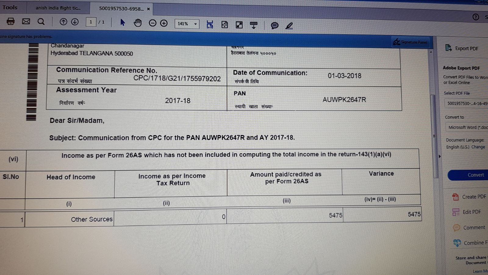 This is basically communication of proposed adjustment of income under 143(1)(a).<br /><br /><br />In your case , clearly you have to agree with the variance for the simple reason that the income presented is taxable income (Bonds interest income from LNT under other sources) and was not offered in return <br /><br />For this , you shall head towards e-assessment ..there you will see a link titled prima facie adjustment under 143(1)a , you will opt for e assessment and click on submit ...<br /><br />Under proceedings, there will be a table with the listed line item ( bond interest)and option for you to agree/not agree<br /><br />You will click on agree and it shall display a message that you file revised return within 15  days<br /><br />Check this video in case you want to revise return incorporating interest income from LNT bonds.<br />Link - https://www.youtube.com/edit?o=U&amp;video_id=Lthwwwupth4