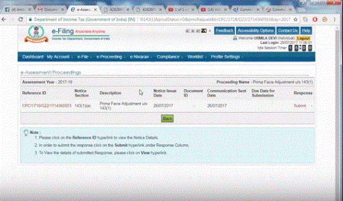 This is basically communication of proposed adjustment of income under 143(1)(a).<br /><br /><br />In your case , clearly you have to agree with the variance for the simple reason that the income presented is taxable income (Bonds interest income from LNT under other sources) and was not offered in return <br /><br />For this , you shall head towards e-assessment ..there you will see a link titled prima facie adjustment under 143(1)a , you will opt for e assessment and click on submit ...<br /><br />Under proceedings, there will be a table with the listed line item ( bond interest)and option for you to agree/not agree<br /><br />You will click on agree and it shall display a message that you file revised return within 15  days<br /><br />Check this video in case you want to revise return incorporating interest income from LNT bonds.<br />Link - https://www.youtube.com/edit?o=U&amp;video_id=Lthwwwupth4