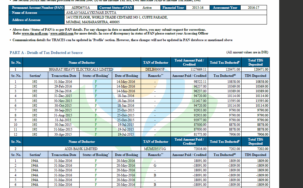 I am sure you can ....also, I am pretty sure that the transaction date must be within the financial year and you will find it in the second column of the tax credit statement ( check 26 as ) ..in short, you can claim credit of the deducted TDS but just check once whether the figure appears in the tax credit statement (26as)...in attached picture you can see a similar case where the booked date is after the financial year ends but with a transaction date on year end ...surely , one can claim credit and therefore it finds entry in the 26 as ( tax credit statement)...if one could not , then these deducted tds won't find its way in the tax credit statement ( you can claim credit of such taxes ...see how beautiful the name tax credit has derived its meaning i.e once you see TDS in tax credit it itself means you can claim credit ( though it should be under " F" heading )..,......