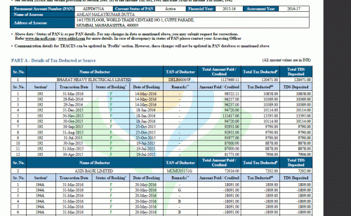 I am sure you can ....also, I am pretty sure that the transaction date must be within the financial year and you will find it in the second column  of the tax credit statement ( check 26 as ) ..in short, you can claim credit of the deducted TDS but just check once whether the figure appears in the tax credit statement (26as)...in attached picture you can see a similar case where the booked date is after the financial year ends but with a transaction date on year end ...surely , one can claim credit and therefore it finds entry in the 26 as ( tax credit statement)...if one could not , then these deducted tds won't find its way in the tax credit statement  ( you can claim credit of such taxes ...see how beautiful the name tax credit has derived its meaning i.e once you see TDS in tax credit it itself means you can claim credit ( though it should be under " F" heading )..,......
