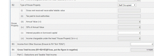 You will not be showing this property since you derive no income/loss from it ......For self occupied house , you cannot claim any deduction of property taxes...The net annual value of a self occupied house is always zero .