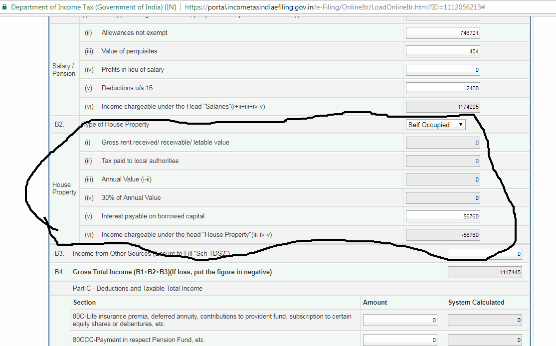 Section 24 deduction pertains to permissible deductions for income from house property and  this is most likely to be home loan interest repayment for the year FY 2017 18 .... you must have declared  this loan repayment  interest portion to your employer, for considering savings, at the start of the year ...you will mention this under income from house property ...see attached picture on where exactly you are supposed to fill this picture  ...may make a video for this ...can you help me with a with your form 16 picture (screenshot here or mail to my id which would help me make the video) ....