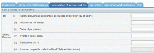 You should understand that the form 16 already comprises of all components i.e arrears , bonus etc <br /><br />1.) Arrears received and considered in form 16 <br /><br />First, get a copy of form 16 (Part B )and 12 month pay slips <br />(you are recommended to watch my salary breakup using form 16 )<br /><br />Next, note down from form 16 Point 1(a) i.e gross salary ...This portion of gross salary  does not  comprise of perquisites and profits .<br /><br />Basically this gross salary comprises only of exempt , non exempt (containing arrears non exempt portion) and basic salary<br /><br />1) So, first figure out basic salary from the 12 month payslip <br />Add to this the salary arrears and put combined value under salary <br /><br />2.) Next check the salary exempt allowances from form 16<br /><br />3.) Subtract from gross the salary exempt allowances and salary basic <br />to arrive at non exempt allowance <br />...(THIS FIGURE WOULD CONTAIN THE ARREARS NON EXEMPT PORTION )<br /><br />4.) You can put in figures of perquisite and profits from form 16<br /><br />5.) Next offer deduction under section 16 ...<br /><br />you will thereafter arrive at chargeable income =<br />(Basic salary + non exempt allowances ( including arrears) + perquisites + profits - Deductions )<br /><br /><br />Case 2 - Arrears received but not shown in form 16  <br /><br />Put basic arrears in basic salary <br />Put other arrears component in non exempt allowances <br /><br />Rest all remains unchanged <br /><br />(ii)Bonus - The bonus would appear in  form 16 under heading" profits in lieu of salary" ...if It does, then put it under same head in return .<br /><br />if  it does not reflect any figure  i.e shows 0 , then it is already covered in gross <br /><br />(iii)likewise for perquisites ...if perquisites are mentioned , then mention it under perquisites else it is taken care of in gross ...No need to worry separately)<br /><br />(iv) Check for deductions under section 16 i.e tax on employment and entertainment allowance <br /><br />Now, salary + non exempt + perquisites + bonus - deductions<br /> = CHARGEABLE INCOME FROM SALARY <br />(This would cover your arrears , bonus and be the final figure from salary that is subject to tax)<br /><br /><br />*******Check answer options - Video on this answer for relevant videos on the topic******