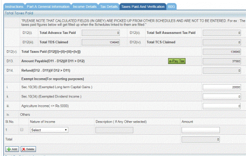 Show it under exempt income for reporting purpose in ITR 1 using 10(38) section ...check attached picture.....