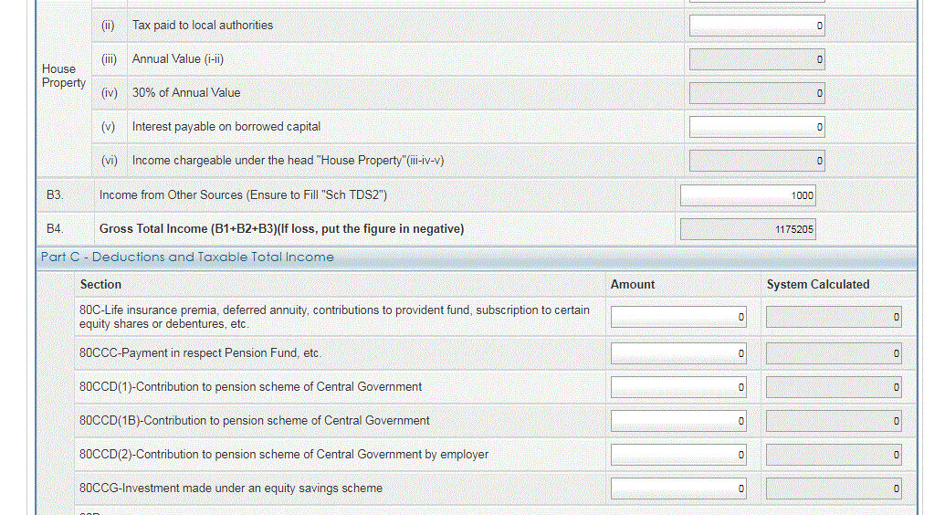 Say, they paid him 1000 Rs  and deducted TDS 10 Rs ( This shall appear in the form 26 as )...he is required to fill the income from other sources as 1000 Rs and take tax credit for deducted TDS in schedule 2 of the tax return...all details like TAN number, deductor name , etc etc shall be available in his tax credit statement for the deducted TDS ..Check attached pictures.