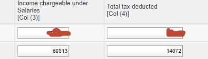Thanks for your reply sir. But I have got total EPF money from the previous company on 30sept2017 as Rs.1,26,651. But in ITR Tax details column , it has already  shown amount credited as 60,813 and Tax deducted as 14,072. The below picture will show it. In this case what is the amount to I have to show in 'income from other sources'. kindly  tell me
