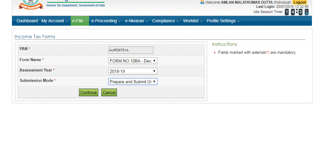There are two things here ...You are claiming benefit of 80GG in absence of HRA ...so , clear one thing first that you don't receive any HRA even if you are entitled to ...because any receipt of HRA makes this 80GG deduction ineligible ...So,  figure out 80GG eligibility first  ...if you are eligible , then  first submit 10 BA online giving self declaration that you qualify for 80GG deduction w.r.t to all points and lastly , under 80 GG , the deduction benefit is  is the lowest of the following three amounts:<br /><br />(i)Rs. 5000 per month (Budget 2016 has increased the limit of rent from Rs. 2000 per month to Rs. 5000 per month)<br />(ii)25% of individual’s total income.<br />(iii)Rent paid in excess of 10% of individual’s total income (ie. Rent paid minus 10% of total income)...so, accordingly it qualifies to be 5000 x 12 = 60000  Rs in your case ....Until 10 BA is submitted online , the deduction benefit of 80GG shall be disallowed by the assessing officer...check attached pictures ....please select query category carefully next time to avoid question getting auto deleted ..(.all questions posted in general will get auto deleted after 7 hours ....) if you get HRA , then the treatment is totally different.