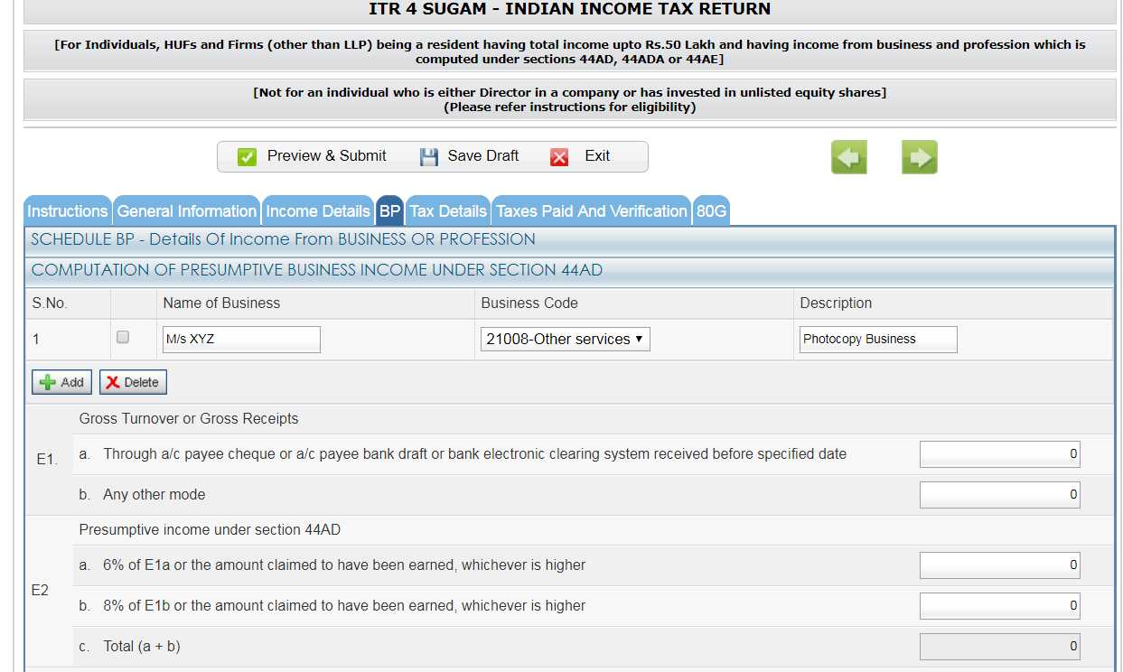 Provided eligibility conditions for turnover is met , you can offer photostat business.under presumptive business section , i think you should be able to use 21008 ( take a second opinion)
